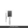 AC210 (Cushioned Paddle Brush) - Hair Care Accessory in AC-BLACK