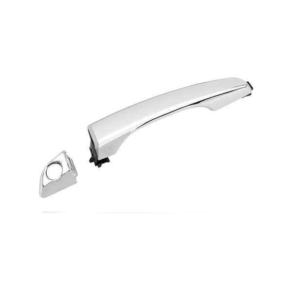 JUQAFY Exterior Door Handle Chrome Fit for Hyundai Elantra 2017 2018 2019 2020 2021 2022, Front Left Driver Side
