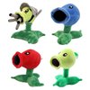 Dyharnsty 4Pcs Plants vs Zombies Plush Toys Peashooter Soft Figure Doll, Plants vs Zombies Toys PVZ Plush Plants 1 2 Set