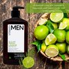 Vitabath Men's Lime & Cedarleaf All-In-One Body Wash Moisturizing Bath & Shower All Over Refresh, Hydrating Cleanser, Shampoo, Conditioner, Soap & Shave For All Skin Types - 16.9 fl oz