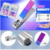 Manicure Set,Men Women Nail Clipper Set,10 Pieces,Stainless Steel Nail Kit Manicure Kit. Personal Care Pedicure,Nail Tool Set Care Grooming kit with Portable