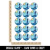 Lighthouse Sea Ocean Waves Temporary Tattoo Water Resistant Fake Body Art Set Collection - 15 2" Tattoos (1 Sheet)