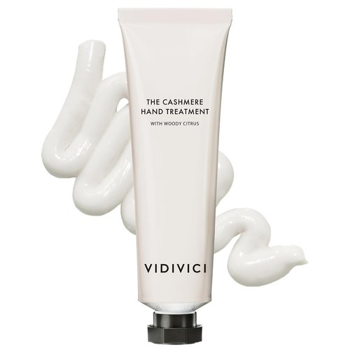 VIDIVICI The Cashmere Hand Treatment Woody Citrus - Hand Cream Enriched with Shea Butter for Deep Hydration - Citrus, Bergamot and Woody Scent - Scented Hand Butter for Dry & Cracked Hands, 1.69oz.