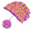 Medifier Swim Cap Floral Petal Retro Style Bathing Caps for Women Purple