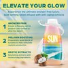 Sun Proverbs, Tanning Bed Lotion, Dark Tan Accelerator, Outdoor Indoor Tanning Lotion without Bronzer, No DHA White Tanning Lotion, Natural Bronzing Coconut Sun Kissed Lotion, by Elegant Sun