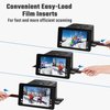Digital Film & Slide Scanner with 5 Inch LCD Screen, Converts Color & B&W 135/110/126 KPK Negatives & Slides and Super 8 Slides into 22MP JPEG Photos