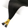 Full Shine Itip Human Hair Extensions Natural Human Hair Black Hair Extension Real Hair 40g/50s Microbead Hair Extensions Human Hair 18inch