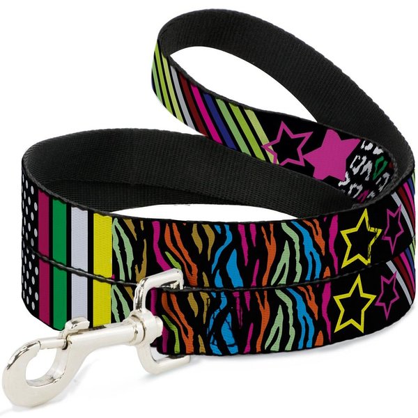 Dog Leash Animal Skins Stripes 1 4 Feet Long 0.5 Inch Wide