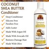 OKAY | Coconut & Shea Butter Conditioner | For All Hair Types & Textures | Fortify - Strengthen - Revitalize | With Olive, Argan & Avocado Oil | Free of Paraben, Silicone, Sulfate | 12. oz