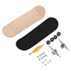Aqur2020 1Pc Mini Finger Skateboards Maple Wooden+Alloy Replacement Wheels Fingerboard with Box Reduce Pressure and Tools for Kids as Gifts hristmas Goodie Bag fillers, Christmas prizes(1#)