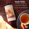 The Republic of Tea - Peach Blossom Oolong Tea, 1.8 oz Tin, 36 Tea Bags | Caffeinated Tea | Milk Tea