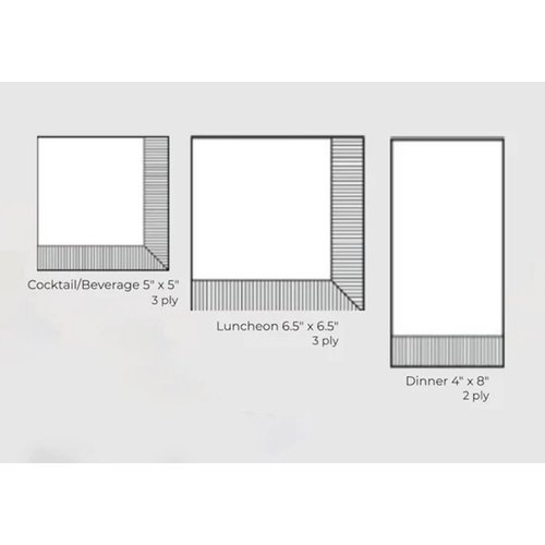 IHR Ideal Home Range Party Napkins Marimekko Disposable 3-Ply Paper Lunch Napkin Pack, 6.5" x 6.5", Juhannustaika, 20-Count