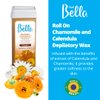 Depil Bella Roll On Wax Chamomile and Calendula Depilatory | Body Waxing, Hair Removal Wax-Cartridge | For Men and Women | Home Self Waxing | Sensitive Skin | Dermatologically Tested (3 PACK)