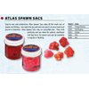 Atlas Mike's Spawn Sack Salmon Fishing Bait Eggs (6 Sacks per Jar), Pink