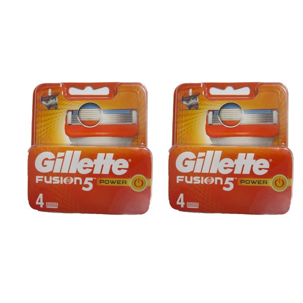8 Gillette Fusion POWER Razor Blades NEW CARTRIDGE PACK 100% AUTHENTIC,GENUINE
