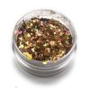 NOCTÍS copper/gold glitter for manicures and pedicures, nail art glitters, easy to use