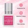 Lash Extension Glue Sensitive Lash Glue for Eyelash Extensions Cluster Eyelash Glue, Eyelash Glue Individual Lash Adhesive, DIY Lash Extension Glue for Self Application, Clear 5ml