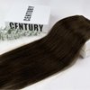 Full Shine Clip in Hair Extensions Human Hair Clip in Extensions Triple Weft Brazilian Hair Clip ins Dark Brown Hair Extensions Real Human Hair Clip ins Full Head 7 Pcs 18 Inch