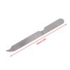 Parts Express Stainless Steel Metal Nail File, Double Side Fingernail Toenail Files Metal File Buffer Fingernails Toenails Art New Pedicure Tool for Salon and Home Manicure Files (F, 10)