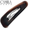 Camila Paris CP1309/2 French Hair Barrettes Clips, Snap Hair Slides Clic Clac for Women, Styling Girls Side Slide-in Metal Pin Hair Accessories for Women. Strong Hold, No Slip Grip, Made in France