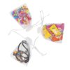 Bezall 50Pcs Sheer Organza Bags 4x6 Inch, White Wedding Party Favor Bags with Drawstring, Jewelry Gift Bags Christmas Candy Pouches