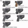 IWB Inside Waistband Holster for Concealed Carry, Fits: XD MOD.2 3″ 3.3″ SUB Compact Model 9mm .40sw .45ACP / XD 3″ / Xdm 3.8″ Compact/XDS 3.3″/ XDE 3.3″ or Similar Sized Pistols