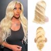 ELISHEVA 613 Lace Front Wig Human Hair Body Wave 24 Inch Free Part 613 HD Lace Frontal Wig Pre Plucked with Baby Hair Blonde 13x4 Lace Front Wigs Human Hair Wig for Women 10A Brazilian Virgin Hair