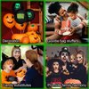 Luminous Halloween Temporary Tattoos for kids, Glow in Dark Tattoos Halloween Party Favors Individually Wrapped Sheets, Birthday Party Decorations Supplies, Halloween Gifts Goodie Bag Fillers