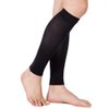 TOFLY® Calf Compression Sleeve for Men & Women, 1 Pair, Footless Compression Socks 20-30mmHg for Leg Support, Shin Splint, Pain Relief, Swelling, Varicose Veins, Maternity, Nursing, Short Black 5XL