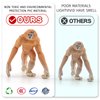 Fantarea Wild Life Jungle Animal Model Playsets 10 PCS Mini Monkey Figurines Proboscis Monkeys Japanese Macaques Marmosets Gibbons Lemurs Action Figure Toy for Child Kids Decor Gift