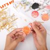 Mity rain Zodiac Nail Charms, 96pcs Twelve Constellation Charms Set Alloy for Nail Art Decoration (Gold, Silver)
