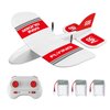 GoolRC RC Plane, KF606 2.4Ghz Remote Control Airplane, EPP Foam Fixed Wing Plane, RTF Ready to Fly Gliding Aircraft Model Toys with 3 Battery for Beginner