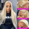 MYDIVA 613 13x6 Lace Front Wig Human Hair 28 inch Straight Blonde Lace Front Wigs Human Hair 180% Density 613 HD Lace Frontal Wig Blonde Wig Human Hair Pre Plucked With Baby Hair