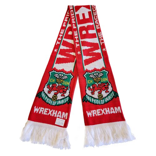 Wrexham Fan Scarf | AFC Wrexham Soccer Fan Scarf | Premium Acrylic Knit