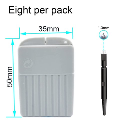 Hearing aid Wax Guards Filters Cerumen Stop Wax Traps for Phonak, Unitron, Widex Hearing aids Cleaner with Cleaning Brush kit Tools and Carry case – 6Packs/48 Filters