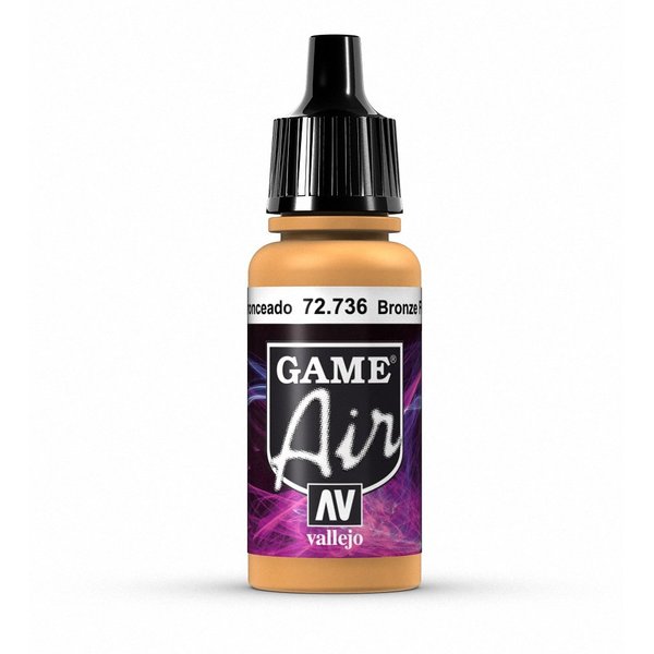 Vallejo Game Air Bronze Flesh Tone Paint (VJ72736)