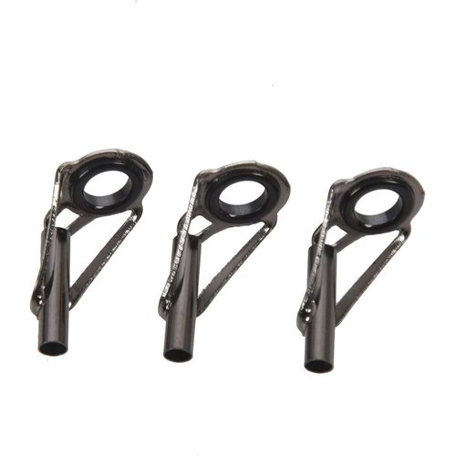 3 Pcs Black 5Mm Eye Inner Dia Fishing Rod Guide Tip Fish Pole Eye Use Safety Small in Size and Light in Weight Easy Installation Hunting and Fishing,Sports and Outdoors,Rods and Accessories