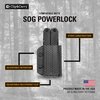 Clip & Carry Kydex Multitool Sheath for SOG POWERLOCK ~ Made in USA (Multi-tool not included) Multi Tool Holder Holster (Carbon Fiber Black)