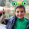 GAFATORY Frog Eyes Green Headband for Girls Cute Spa headband for Women Animal Headband for Makeup Hair Band Cosplay Costume Zoo Gifts Halloween Headband Funny Prince Headbands for Boys
