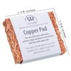 Redecker Copper Thread Mini Scrubber, 2 x 1-5/8 inches, Non-Abrasive Scouring Pad, Scrubber for Cleaning Small Areas, Surfaces, Edges, and Hard to Reach Corners, Made in Netherlands