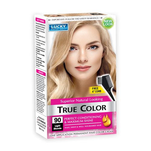 Lucky Super Soft Women's Hair Color, Light Blonde