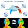 Sysrion Weighted Eye Mask for Sleeping - Weighted , Cold Compress Sleep Mask for Puffiness, Dry Eye & Headache, Men Women Cooling Eye Mask, Perfect Light Block Out