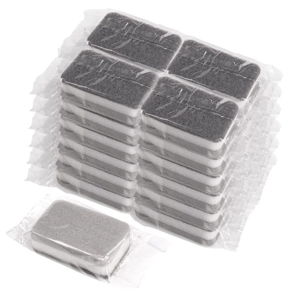 Sponge Individually Wrapped, Kitchen Dishwashing Sponges Bulk, Non Scratch Dishes Scouring Pad, Odor-Free Cleaning Sponge Wipes Scrubber Suitable for Travel Camping Apartments Airbnb (24 Pack)