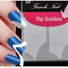 10 Sheets Multiple Pattern Collection Nail Art Tip White Sticker Guides