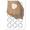 Benzene Ring for Organic Chemistry Science Temporary Tattoo Water Resistant Fake Body Art Set Collection - 15 2" Tattoos (1 Sheet)