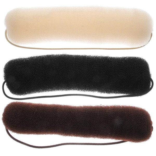 3pcs Elastic Rope Meatball Head Hair Tool Hair Bun Maker Hair Donut Bun Donut Bun Maker for Long Thick Hair Donut Bun Maker for Hair Donut Hair Bun Hair Accessories for Teen Girls