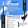 Focipeysa Thick Lash Extension Kit Fluffy Lash Clusters 100P Eyelash Extension Kit DIY Lash Extension Kit with Bond and Seal Glue, Lash Applicator DIY at Home for Beginner (100P 10-18MM)
