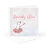 3dRose Greeting Cards - Pink Squeaky Clean Cleanliness Quote Saying White Mouse on Soap Bar - 12 Pack - Bath Mat