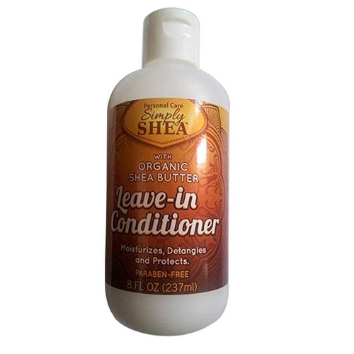 Simply Shea Leave-in Conditioner with Organic Shea Butter (Paraben-free) 8oz