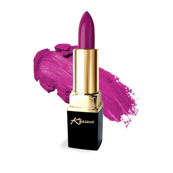 Khasana Lipstick. Long Lasting Hydrating Lip Color, Moisturizing Formula, Infused with Vitamin E and Vitamin C. Lip Makeup, Matte lipstick # 145
